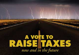 A Votes to Raise Taxes