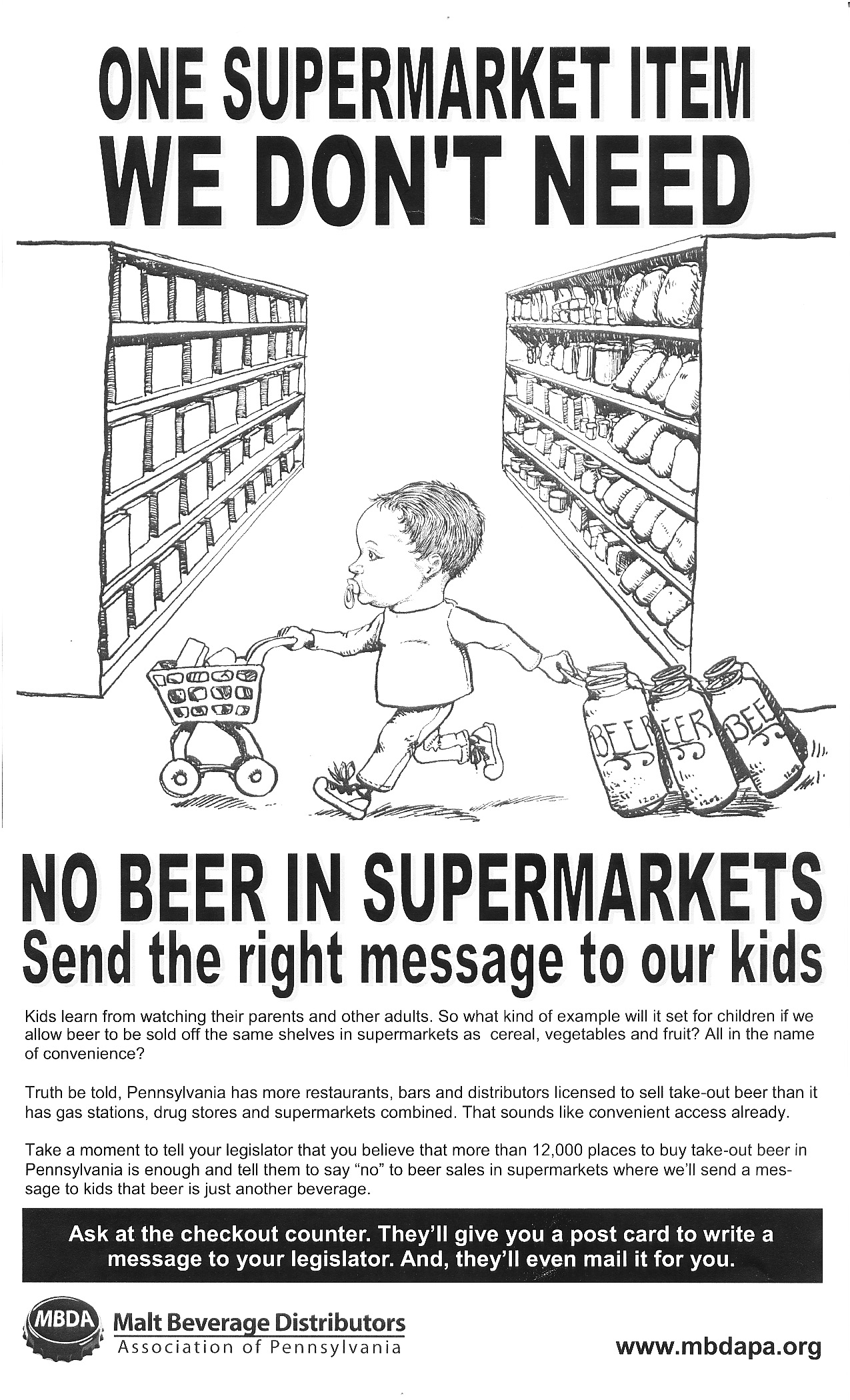 Liquor Store Privatization - Babies  Beer