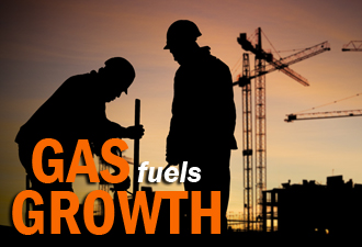 Gas fuels growth