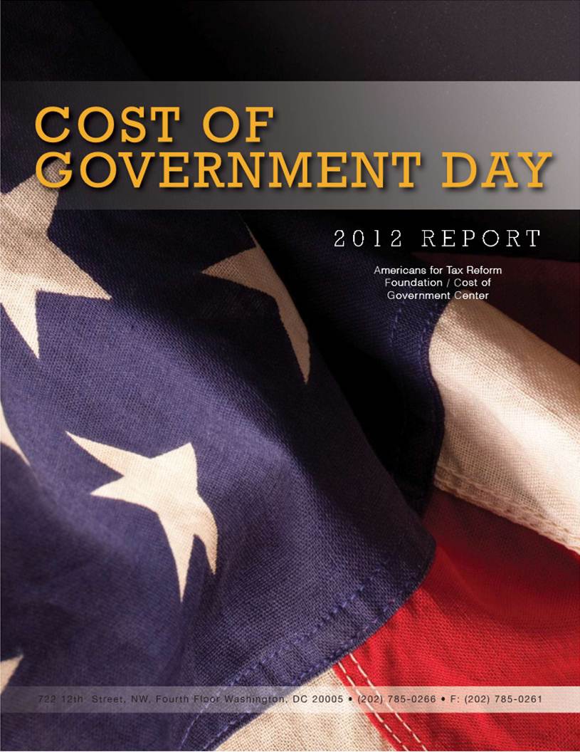 Cost of Government 2012