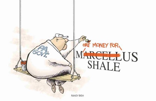 Marcellus shale severance tax cartoon